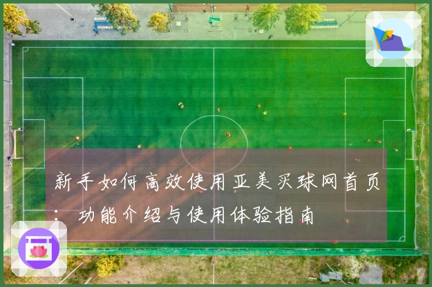 新手如何高效使用亚美买球网首页：功能介绍与使用体验指南